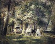 Pierre Renoir Inthe St Cloud Park oil painting artist